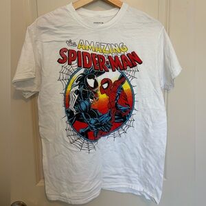 Marvel Men's White Amazing Spider-Man Tee